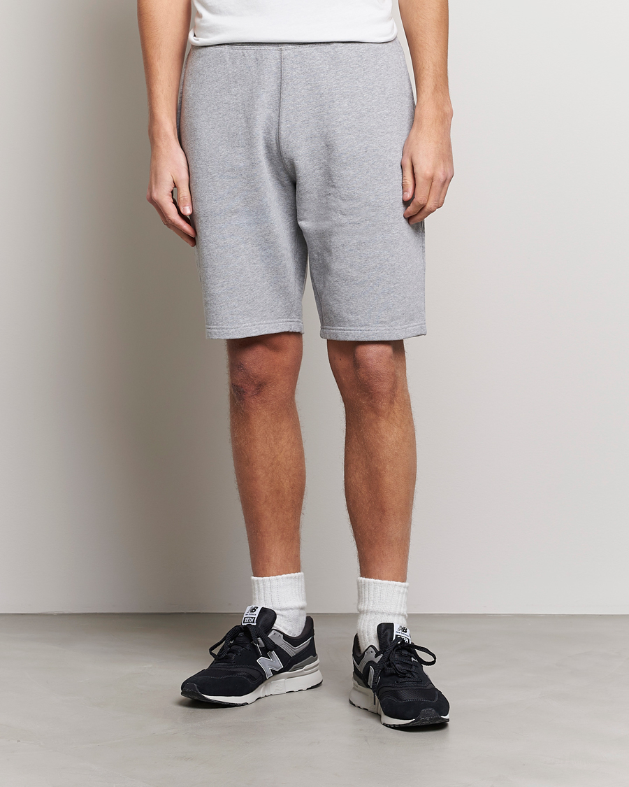 Heren | Sale Kleding | Sunspel | Loopback Shorts Grey Melange