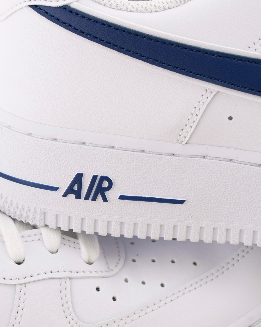 Heren | Nike Air Force Sneaker White/Deep Royal | Nike | Air Force Sneaker White/Deep Royal