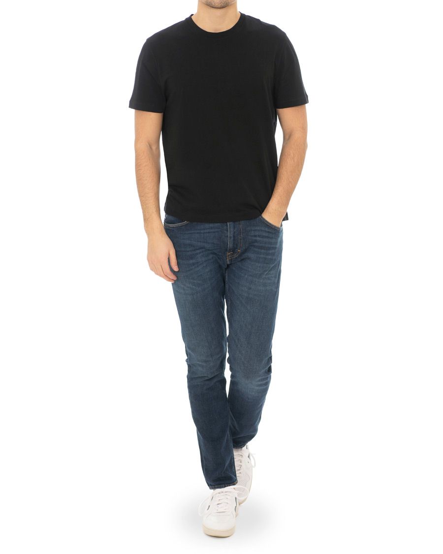 Heren | T-shirts | Filippa K | Single Jersey Regular Tee Black