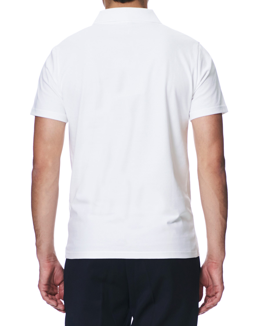 Heren | Polo's | Filippa K | Soft Lycra Polo T-Shirt White