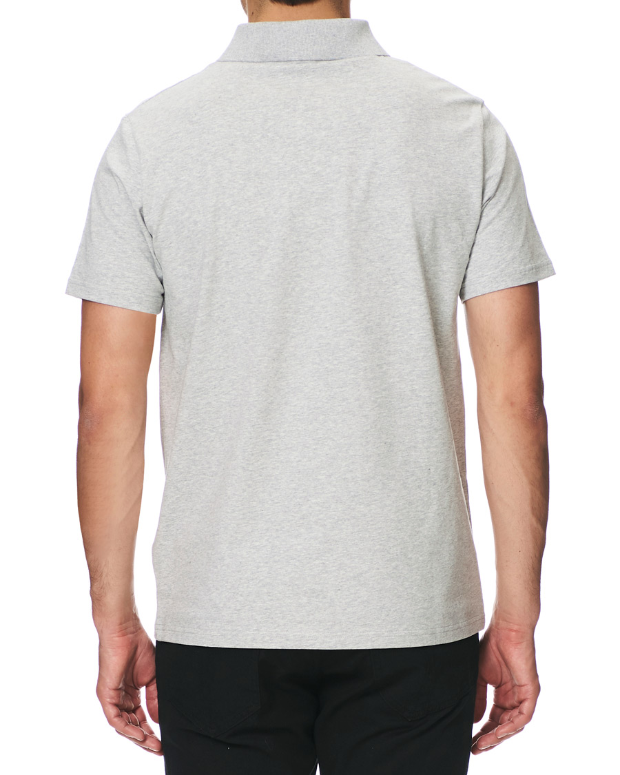 Heren | Polo's | Filippa K | Soft Lycra Polo T-Shirt Light Grey Melange
