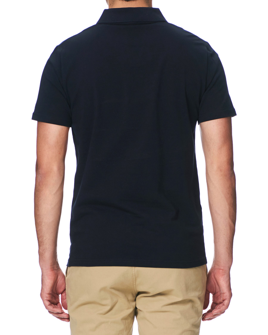 Heren | Polo's | Filippa K | Soft Lycra Polo T-Shirt Navy
