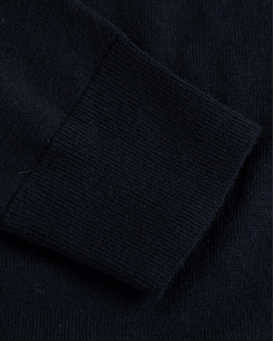 Heren | Truien | Filippa K | Cotton Merino Basic Sweater Navy