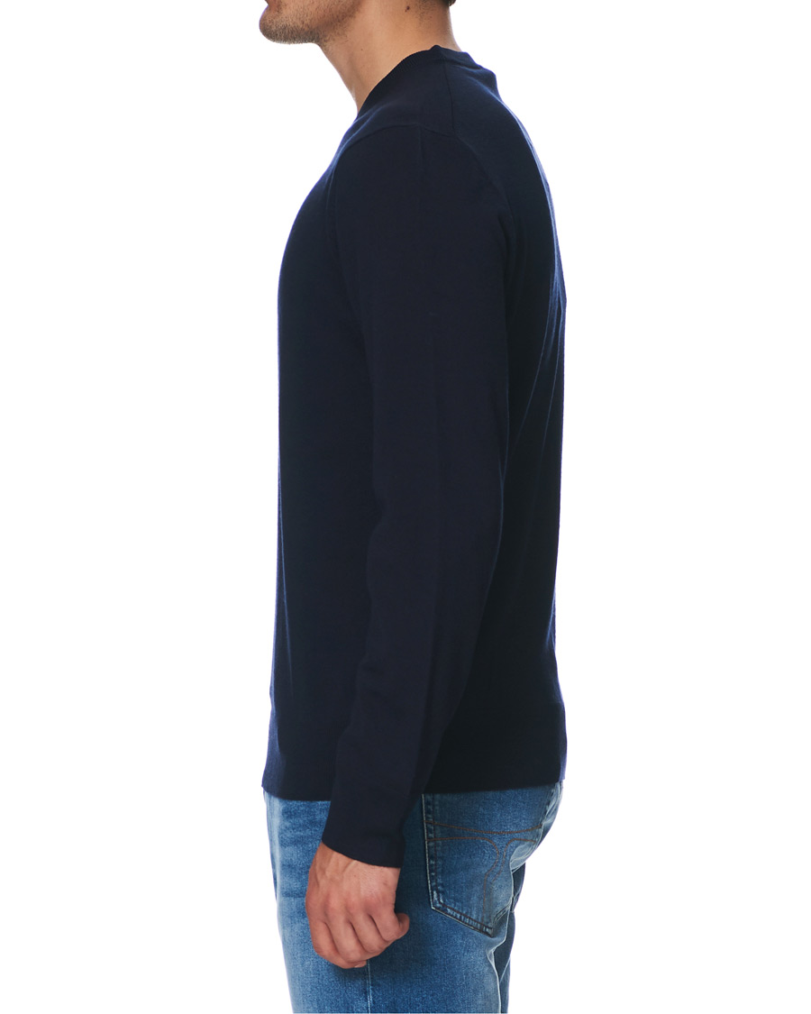 Heren | Truien | Filippa K | Merino Round Neck Sweater Navy