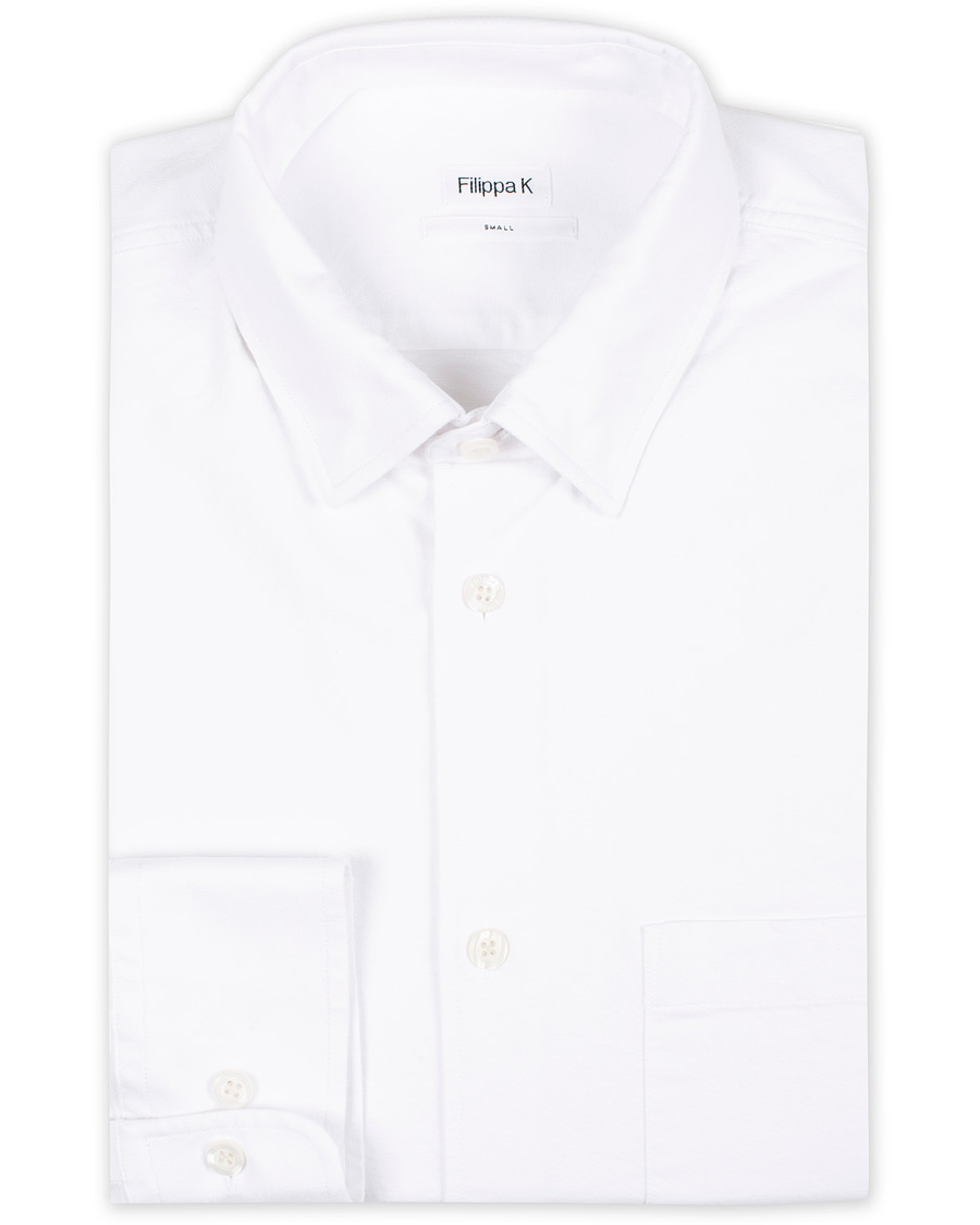 Heren | Overhemden | Filippa K | Tim Oxford Shirt White