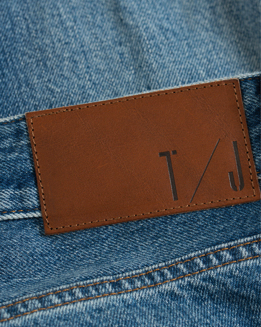 Heren | Jeans | Tiger of Sweden Jeans | Alex Shredded Jeans Medium Blue