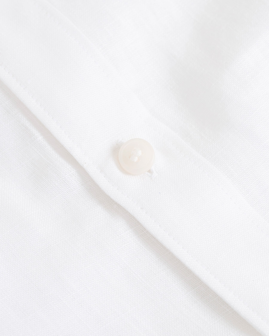 Heren | Overhemden | Tiger of Sweden | Fenald Button Down Linen Shirt White
