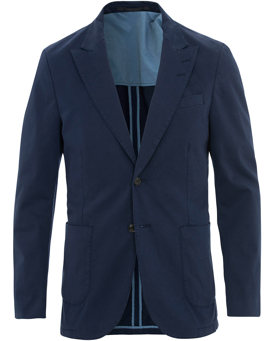 Heren | Blazers | Tiger of Sweden | 1903 Peak Lapel Blazer Blue