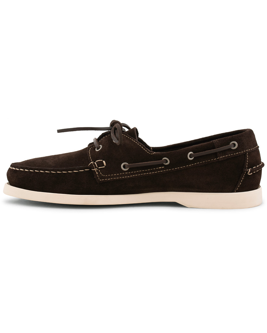 Heren | GANT Exclusively Made For Care of Carl Boatshoe Dark Brown Suede | GANT | Exclusively Made For Care of Carl Boatshoe Dark Brown Suede