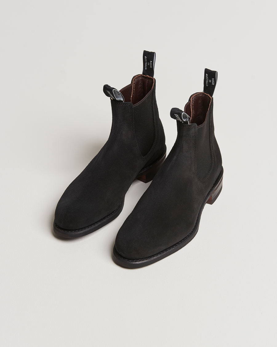 Heren | Winterschoenen | R.M.Williams | Wentworth G Boot Black Suede