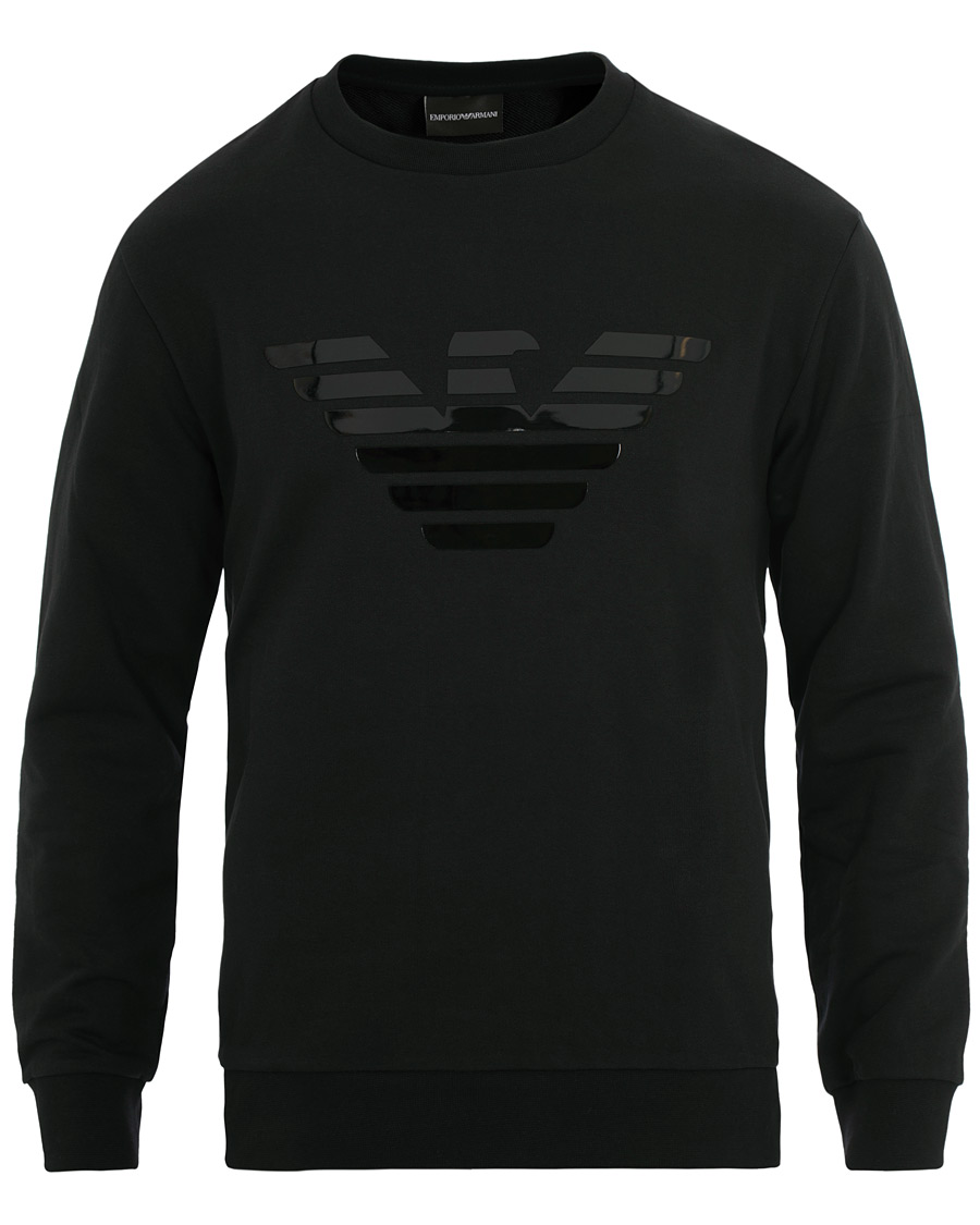Heren | Truien | Emporio Armani | Logo Crew Neck Sweatshirt Black