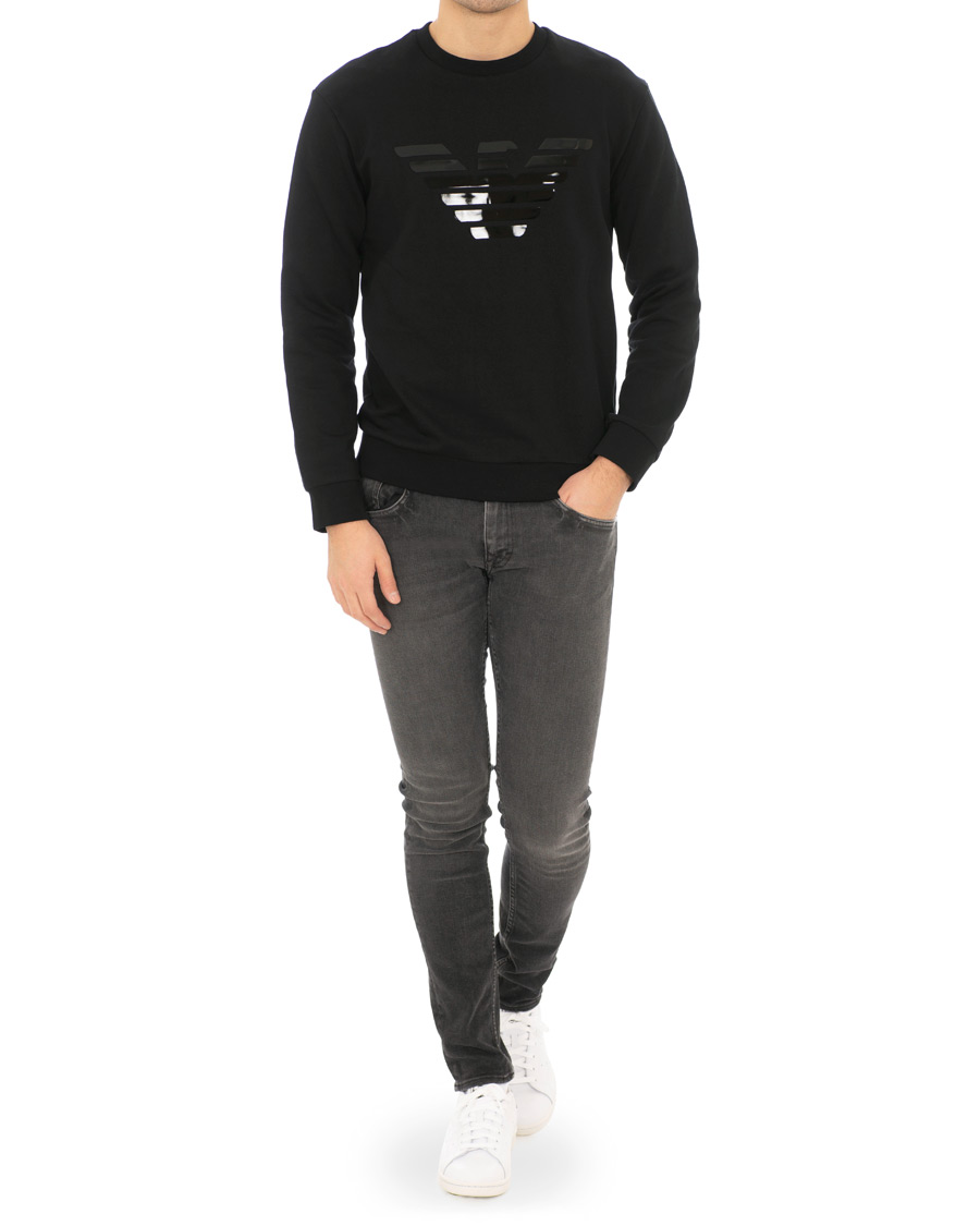 Heren | Truien | Emporio Armani | Logo Crew Neck Sweatshirt Black