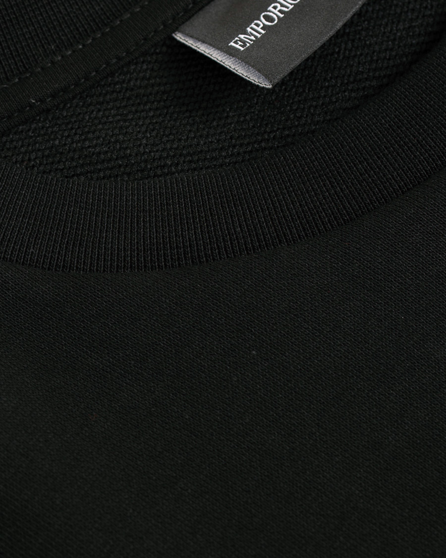 Heren | Truien | Emporio Armani | Logo Crew Neck Sweatshirt Black
