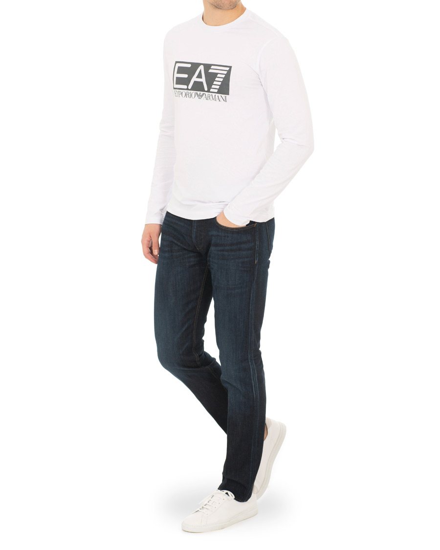 Heren | Jeans | Emporio Armani | Extra Slim Fit Jeans Dark Blue