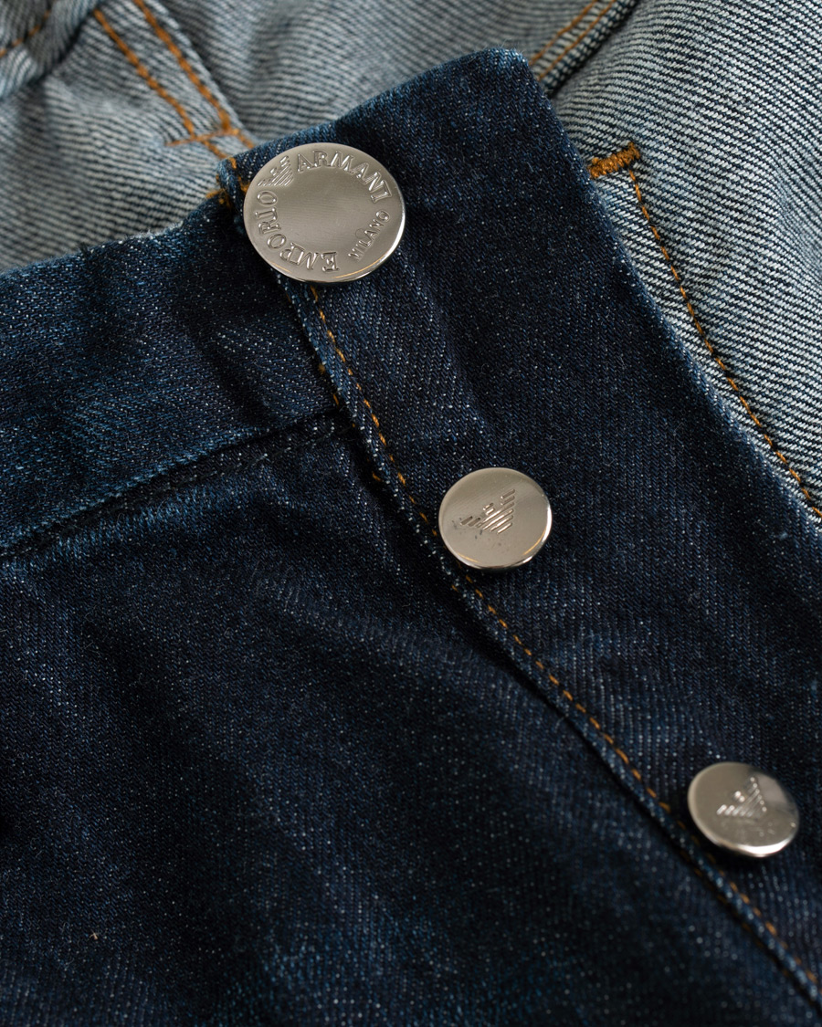 Heren | Jeans | Emporio Armani | Extra Slim Fit Jeans Dark Blue