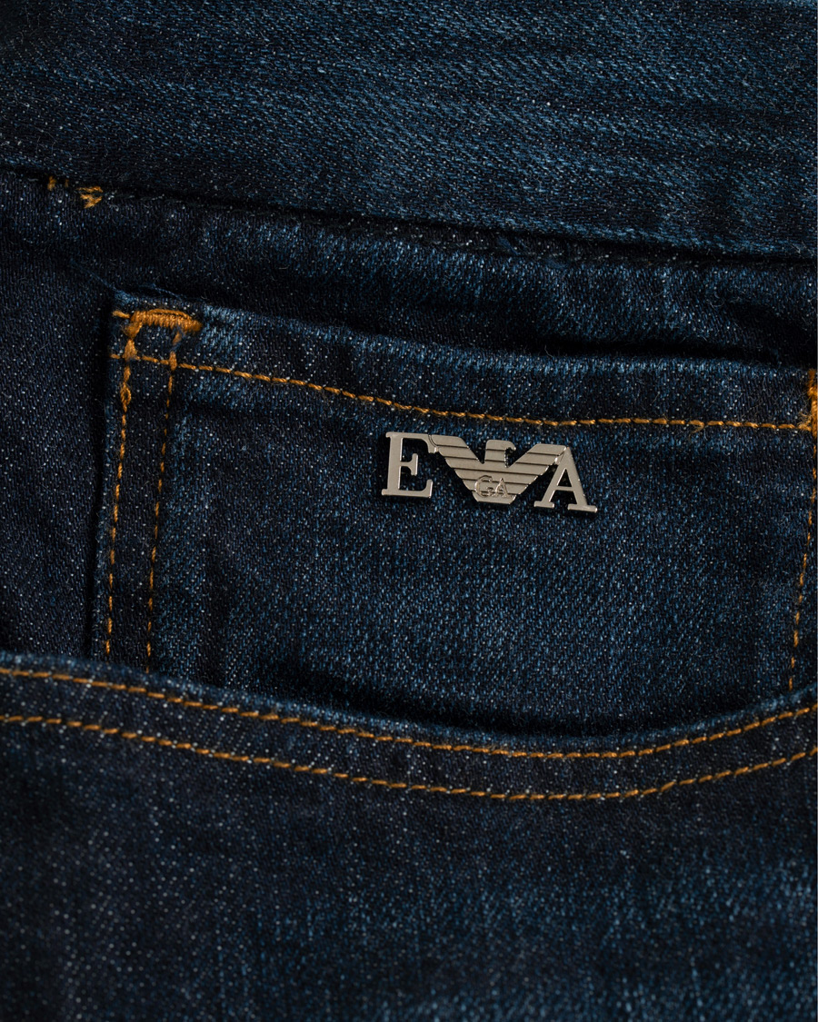 Heren | Jeans | Emporio Armani | Extra Slim Fit Jeans Dark Blue