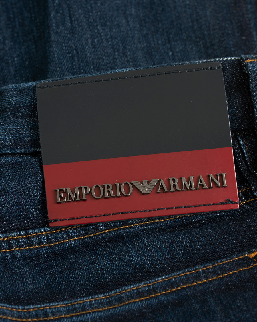 Heren | Jeans | Emporio Armani | Extra Slim Fit Jeans Dark Blue