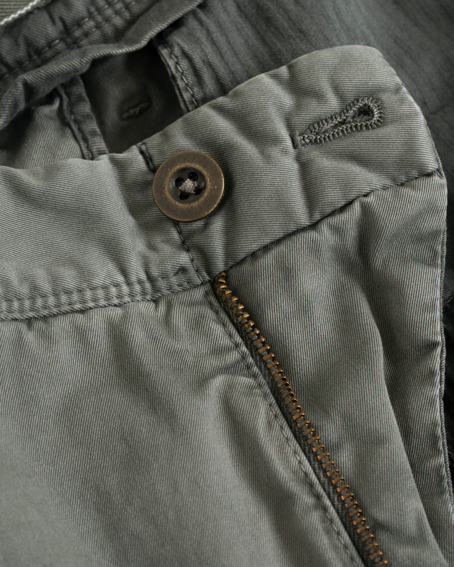 Heren | Broeken | Incotex | Slim Fit Stretch Slacks Grey