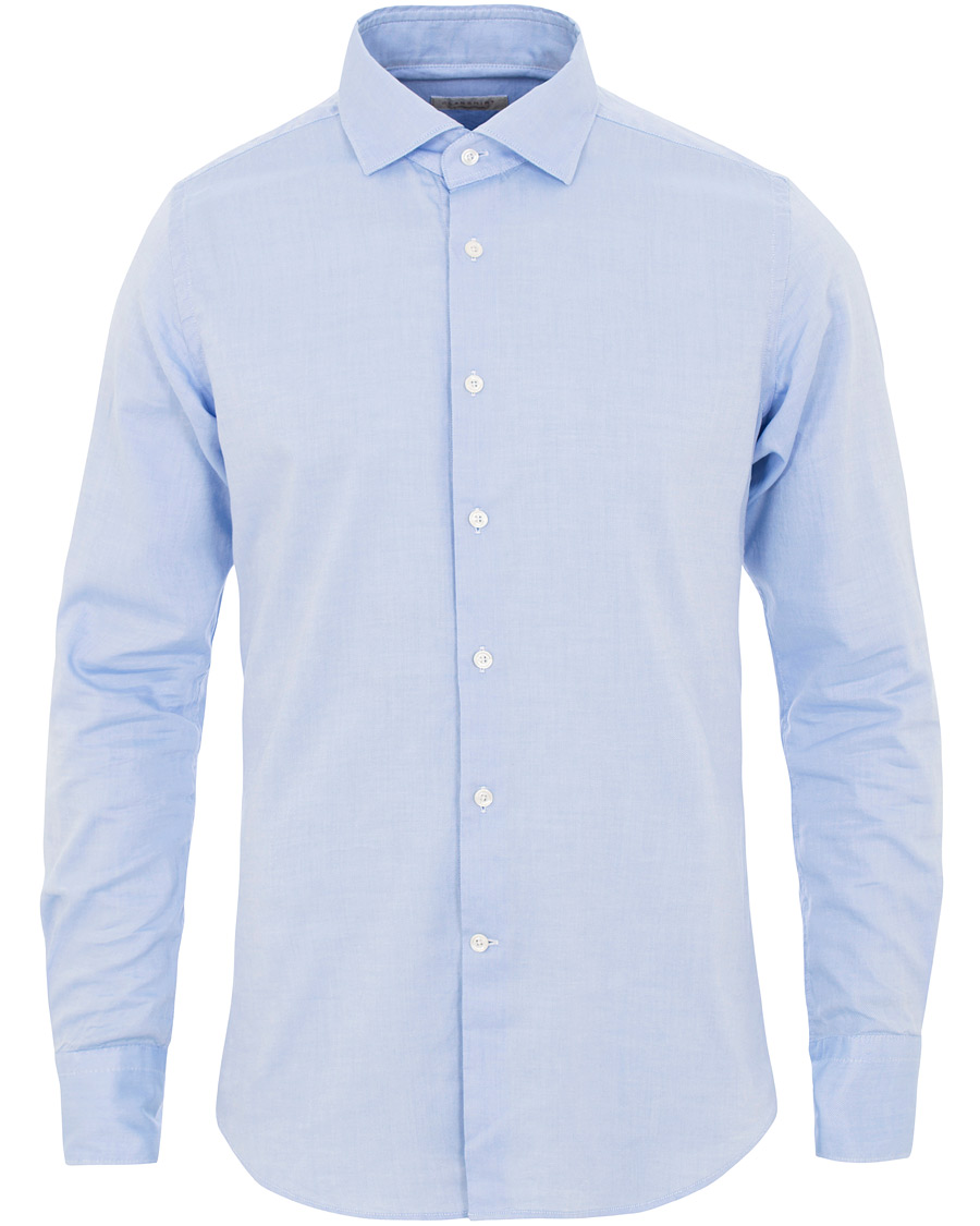 Heren | Overhemden | Glanshirt | Light Oxford Shirt Blue