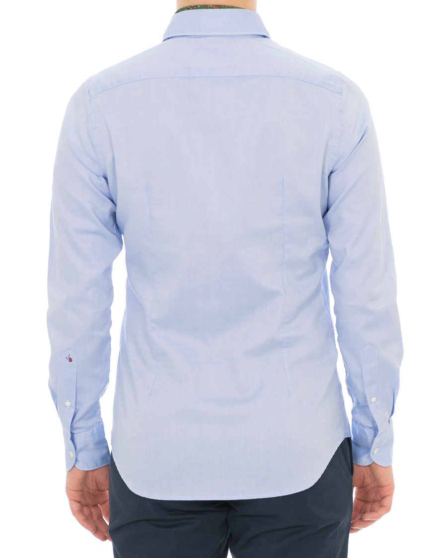 Heren | Overhemden | Glanshirt | Light Oxford Shirt Blue