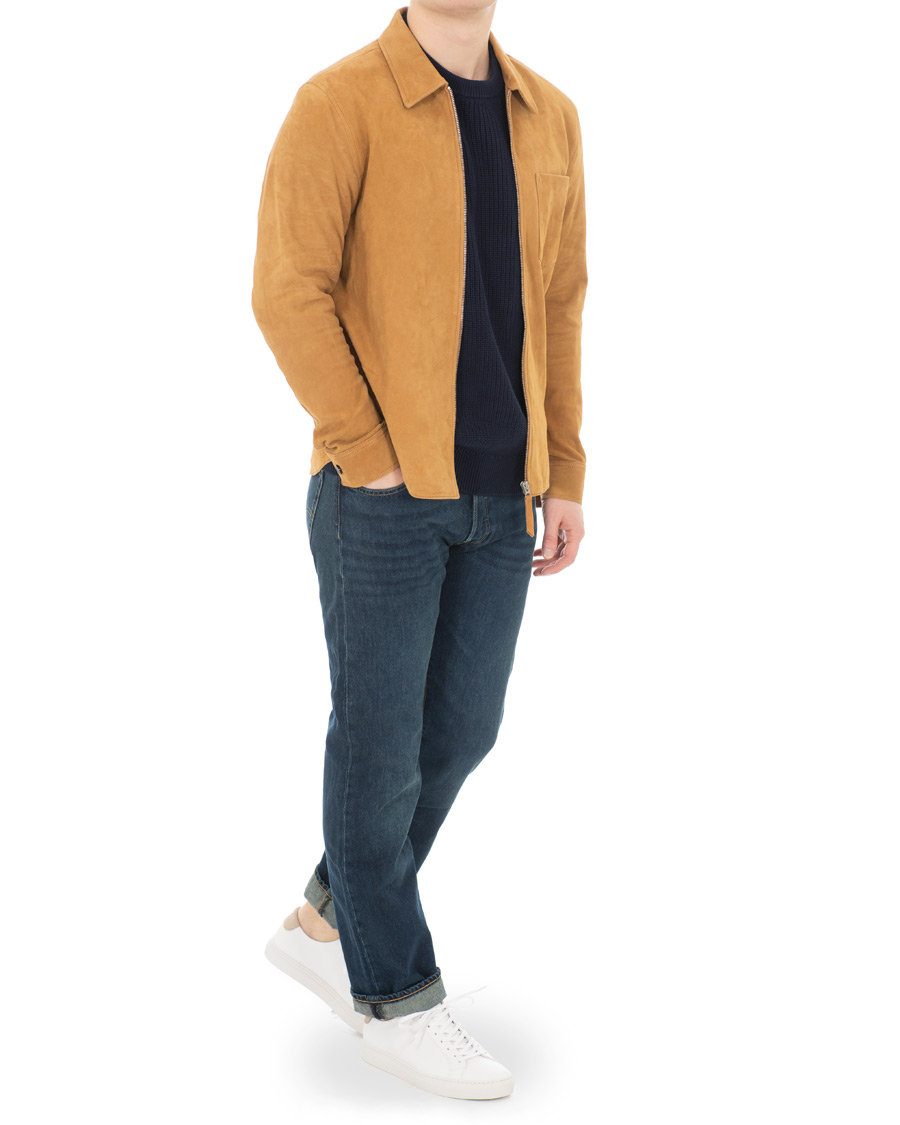 Heren | Jassen | Our Legacy | Suede Zip Shirt Jacket Sand