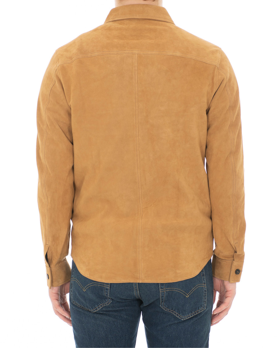 Heren | Jassen | Our Legacy | Suede Zip Shirt Jacket Sand