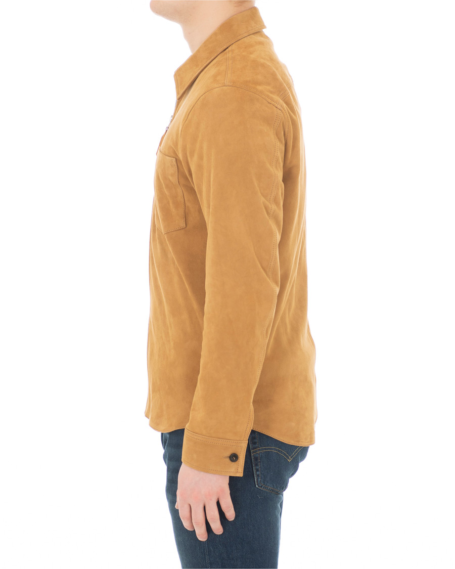 Heren | Jassen | Our Legacy | Suede Zip Shirt Jacket Sand