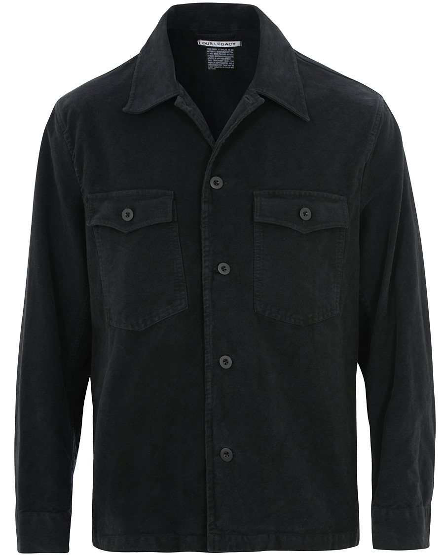 Heren | Jassen | Our Legacy | Moleskin Evening Coach Jacket Blue/Black