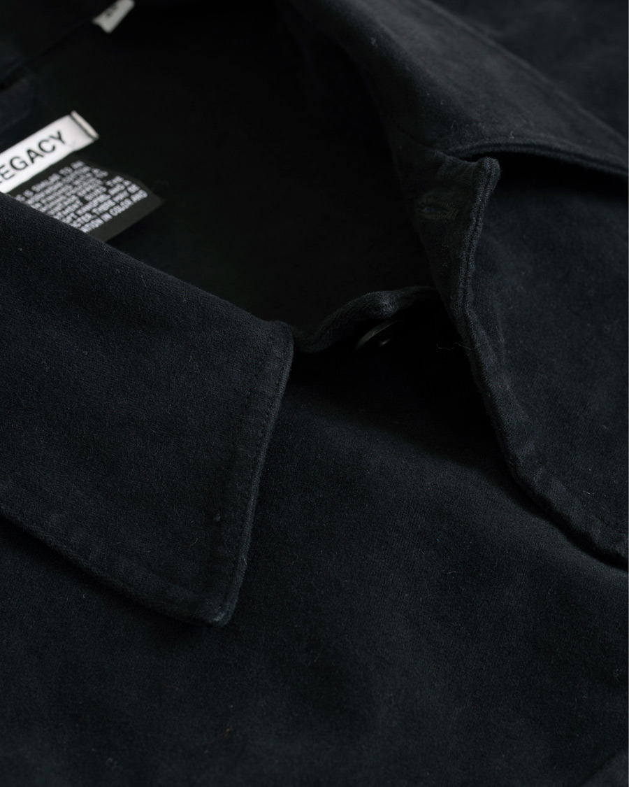 Heren | Jassen | Our Legacy | Moleskin Evening Coach Jacket Blue/Black