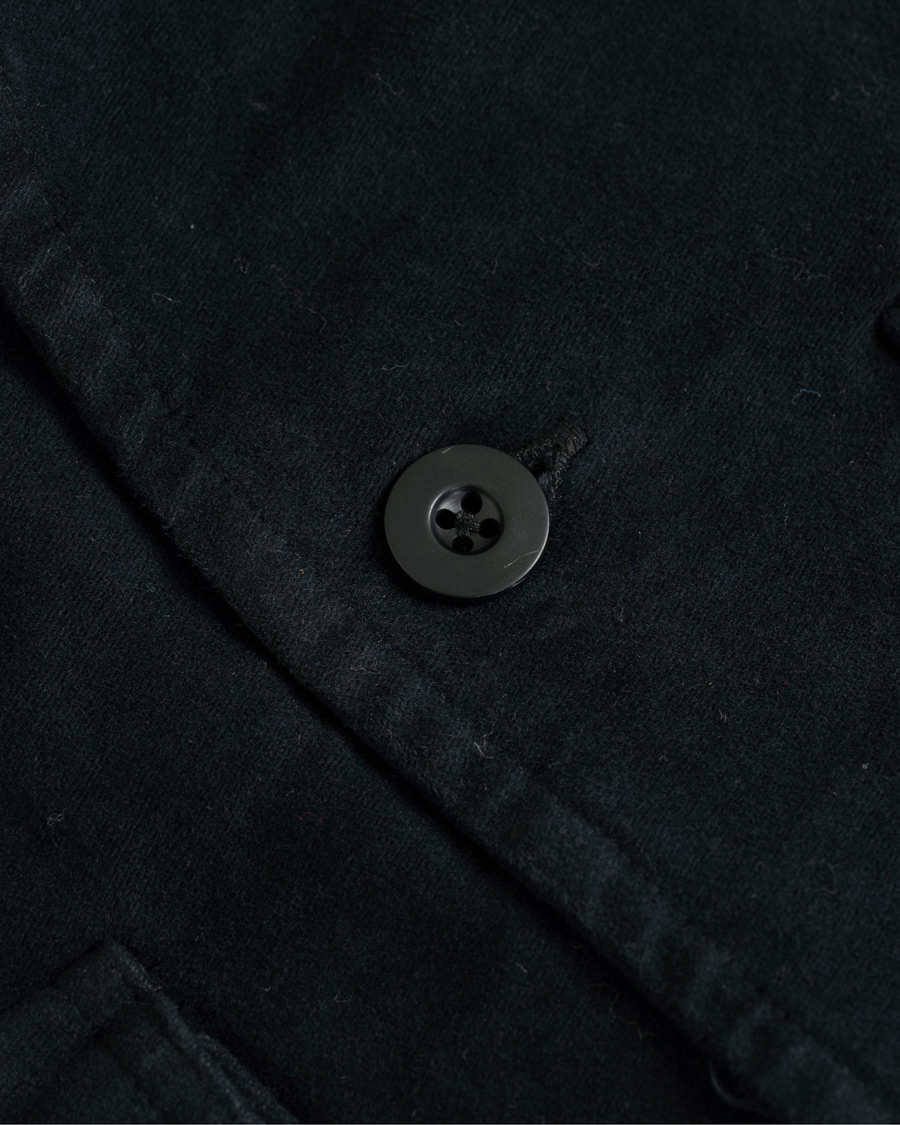 Heren | Jassen | Our Legacy | Moleskin Evening Coach Jacket Blue/Black