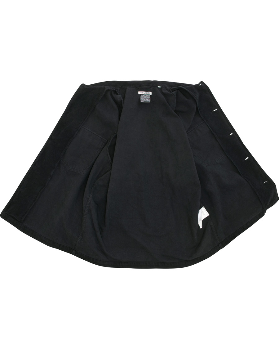 Heren | Jassen | Our Legacy | Moleskin Evening Coach Jacket Blue/Black