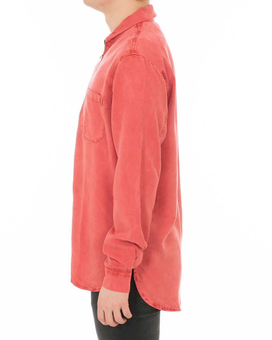 Heren | Overhemden | Our Legacy | Shawl Zip Shirt Clear Red