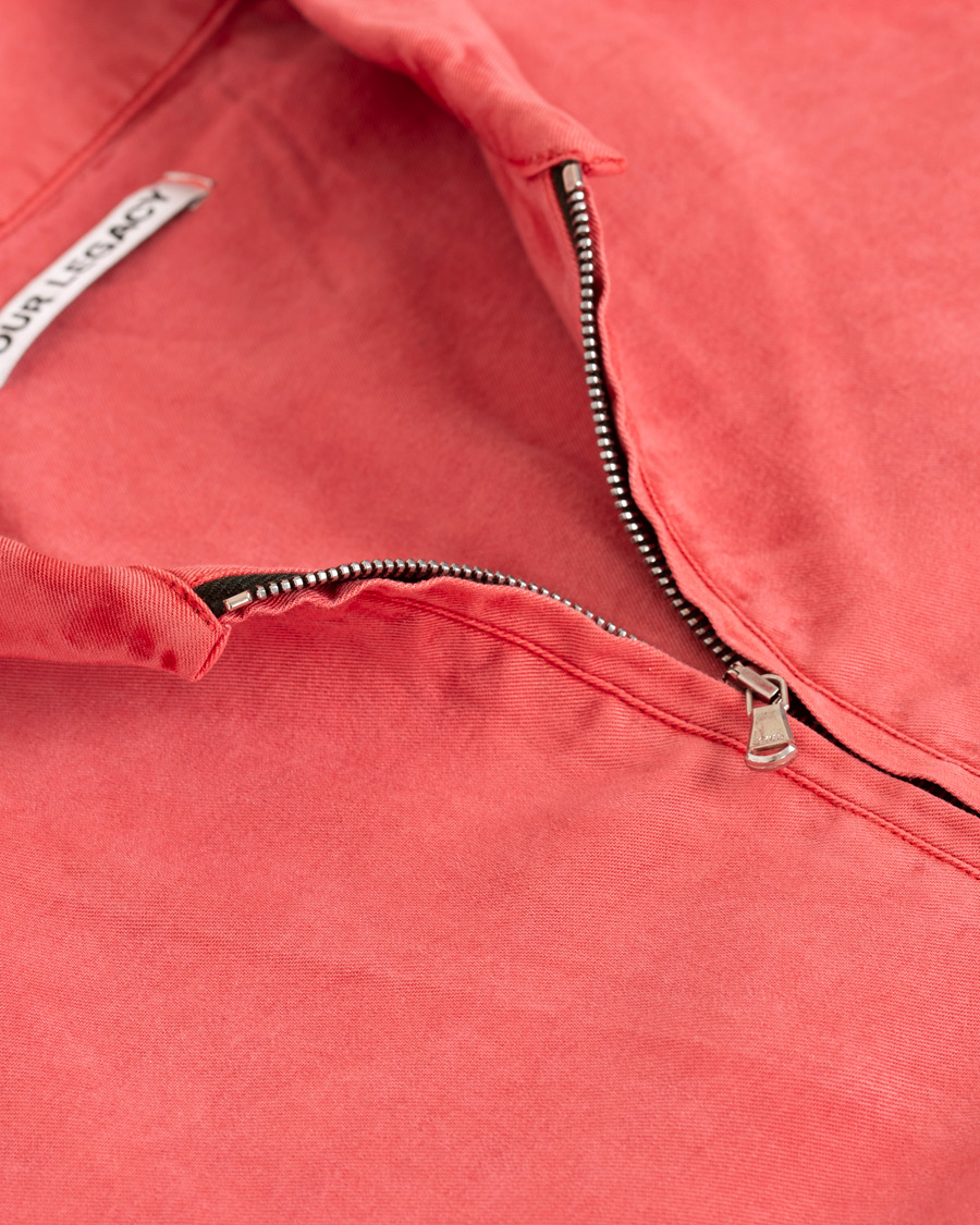 Heren | Overhemden | Our Legacy | Shawl Zip Shirt Clear Red