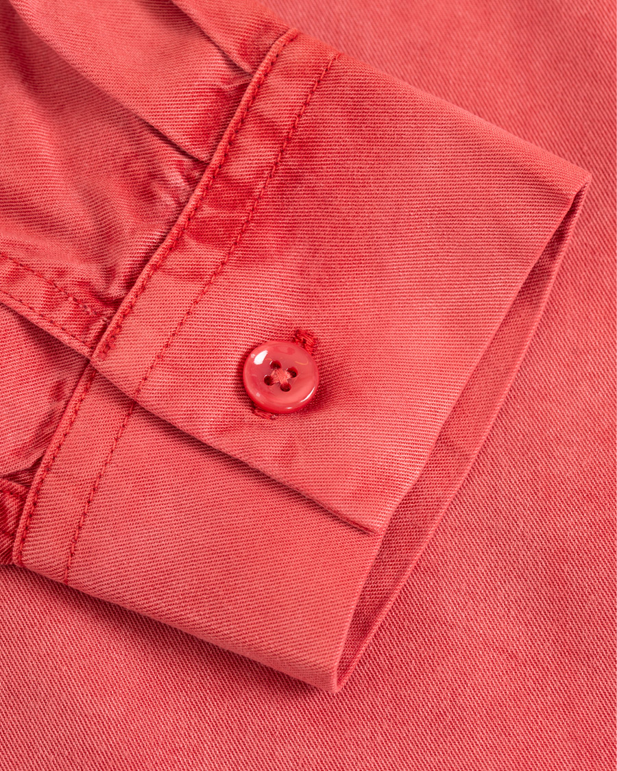 Heren | Overhemden | Our Legacy | Shawl Zip Shirt Clear Red
