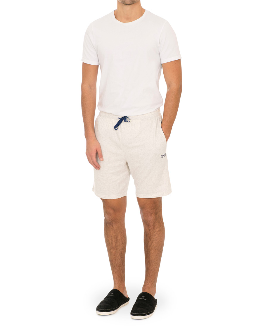Heren | Korte broek | BOSS BLACK | BOSS Loungewear Shorts Beige