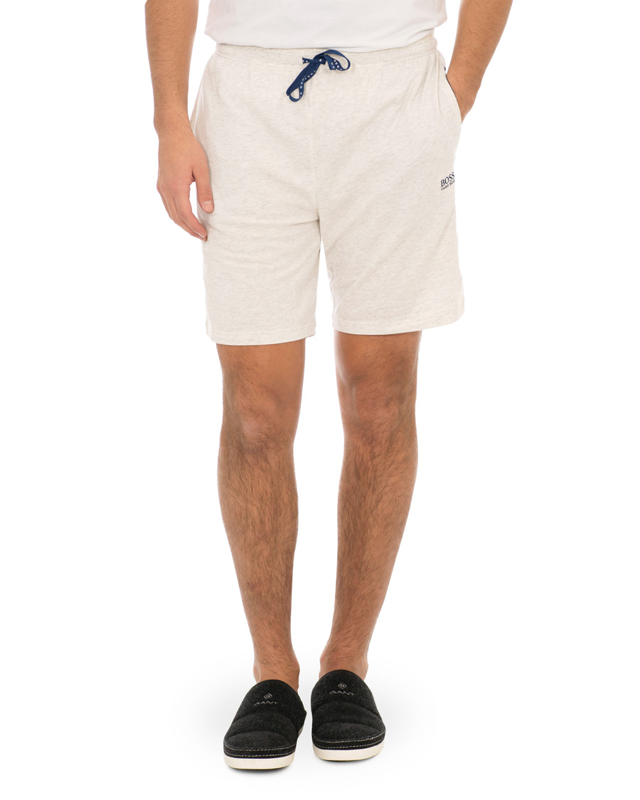 Heren | Korte broek | BOSS BLACK | BOSS Loungewear Shorts Beige
