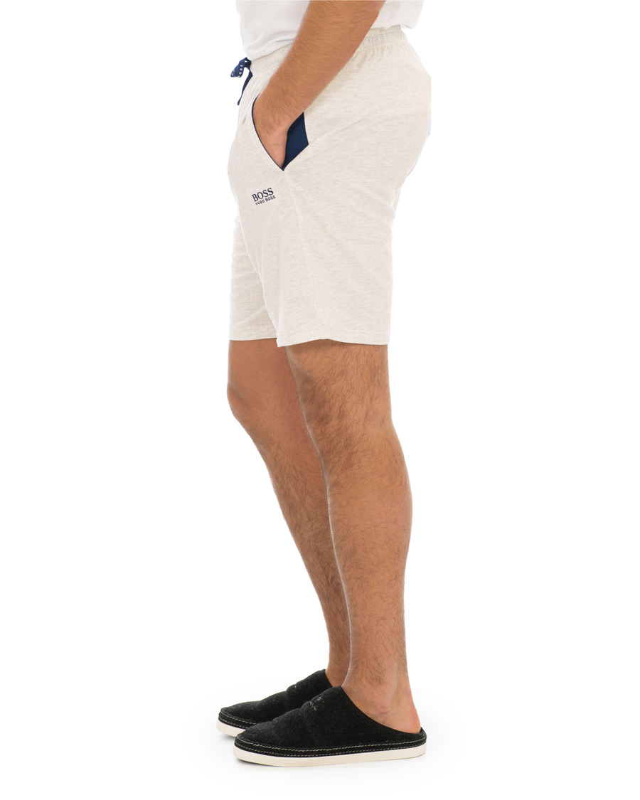 Heren | Korte broek | BOSS BLACK | BOSS Loungewear Shorts Beige