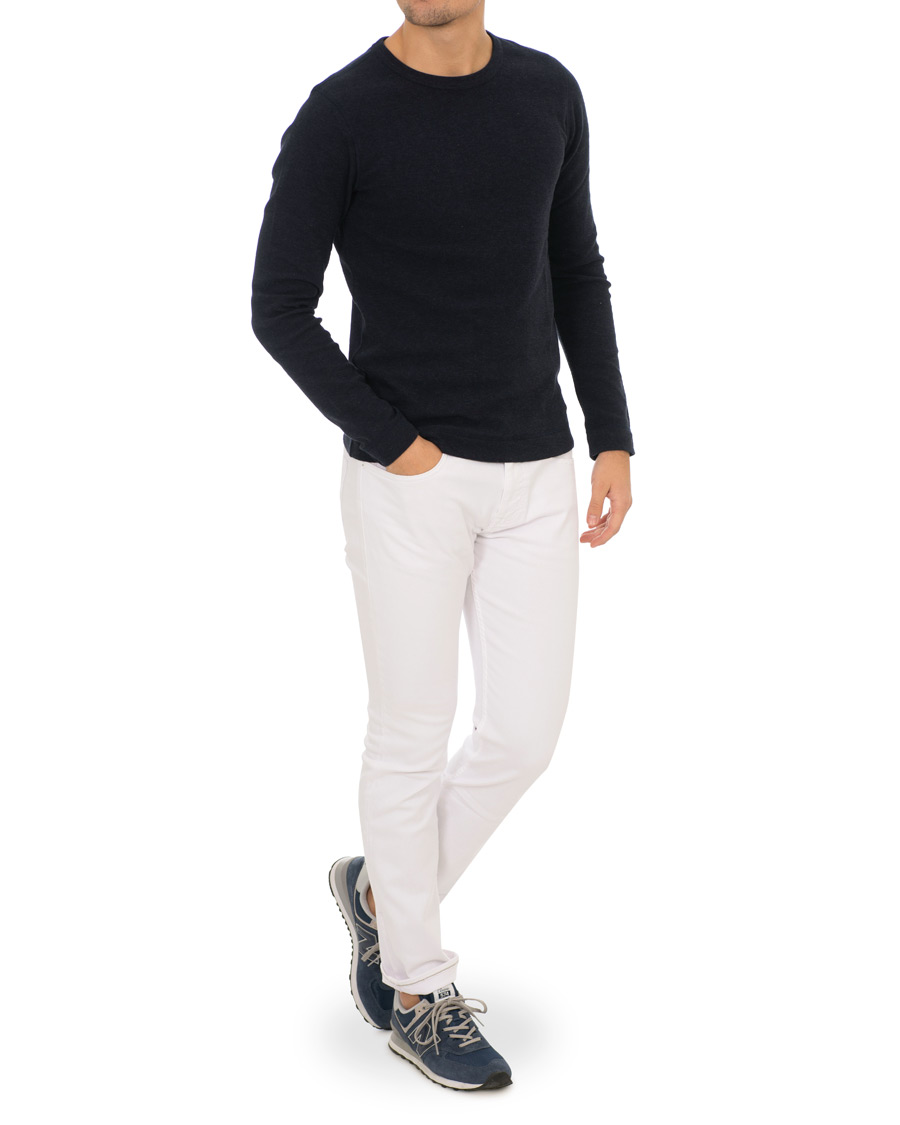 Heren | Jeans | BOSS ORANGE | BOSS Casual Delaware Slim Fit Stretch Jeans White