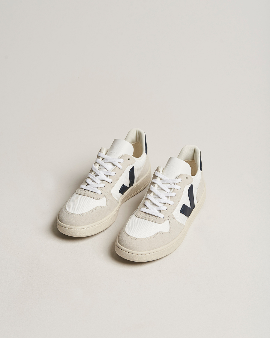 Heren |  | Veja | V-10 Mesh Sneaker White Nautico