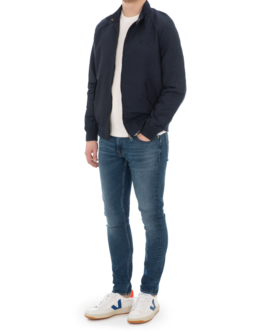 Heren | Veja V-12 Mesh Sneaker White/Indigo/Orange/Flou | Veja | V-12 Mesh Sneaker White/Indigo/Orange/Flou