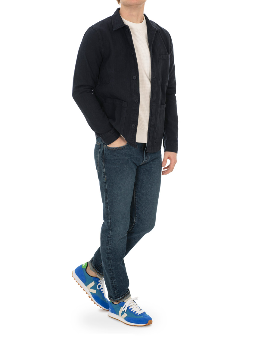 Heren | Veja Blue De Paname Collaboration Riobranco Sneaker Blue | Veja | Blue De Paname Collaboration Riobranco Sneaker Blue