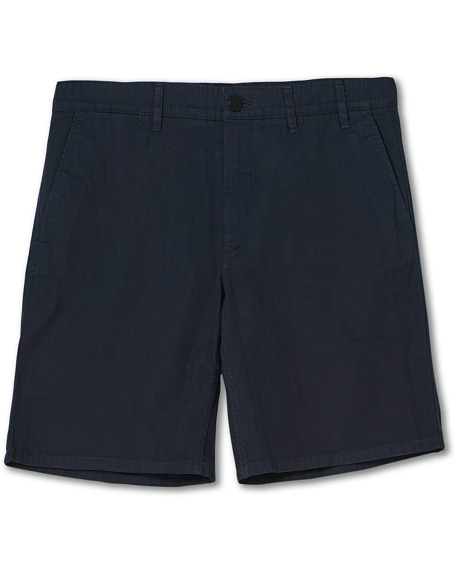 Heren | Korte broek | Norse Projects | Aros Light Twill Shorts Dark Navy