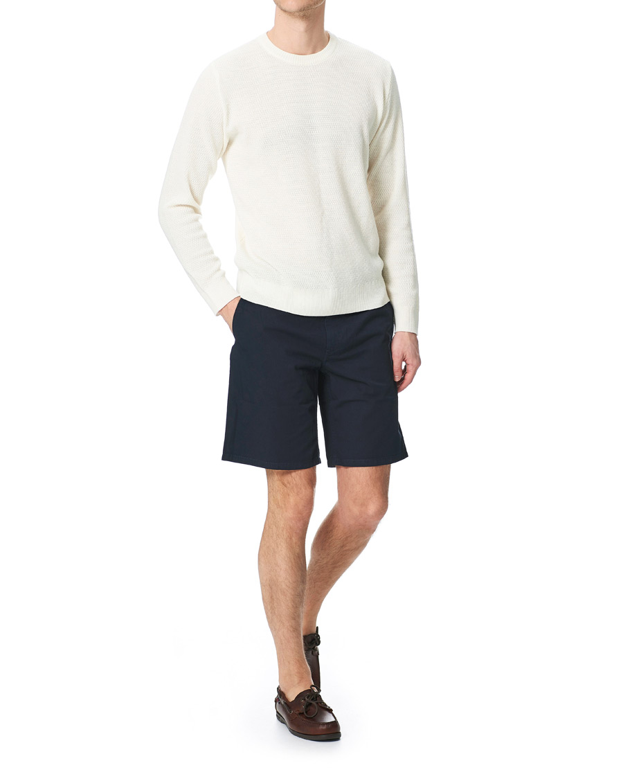 Heren | Korte broek | Norse Projects | Aros Light Twill Shorts Dark Navy