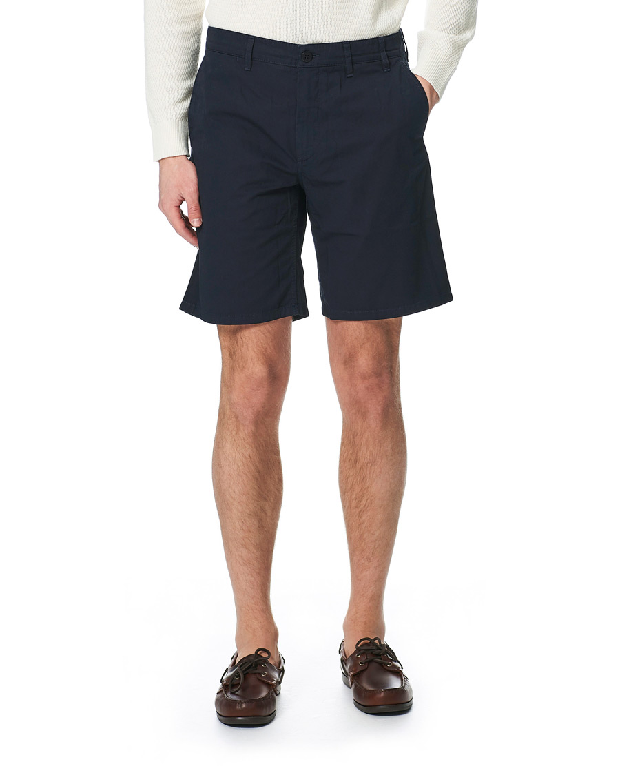 Heren | Korte broek | Norse Projects | Aros Light Twill Shorts Dark Navy