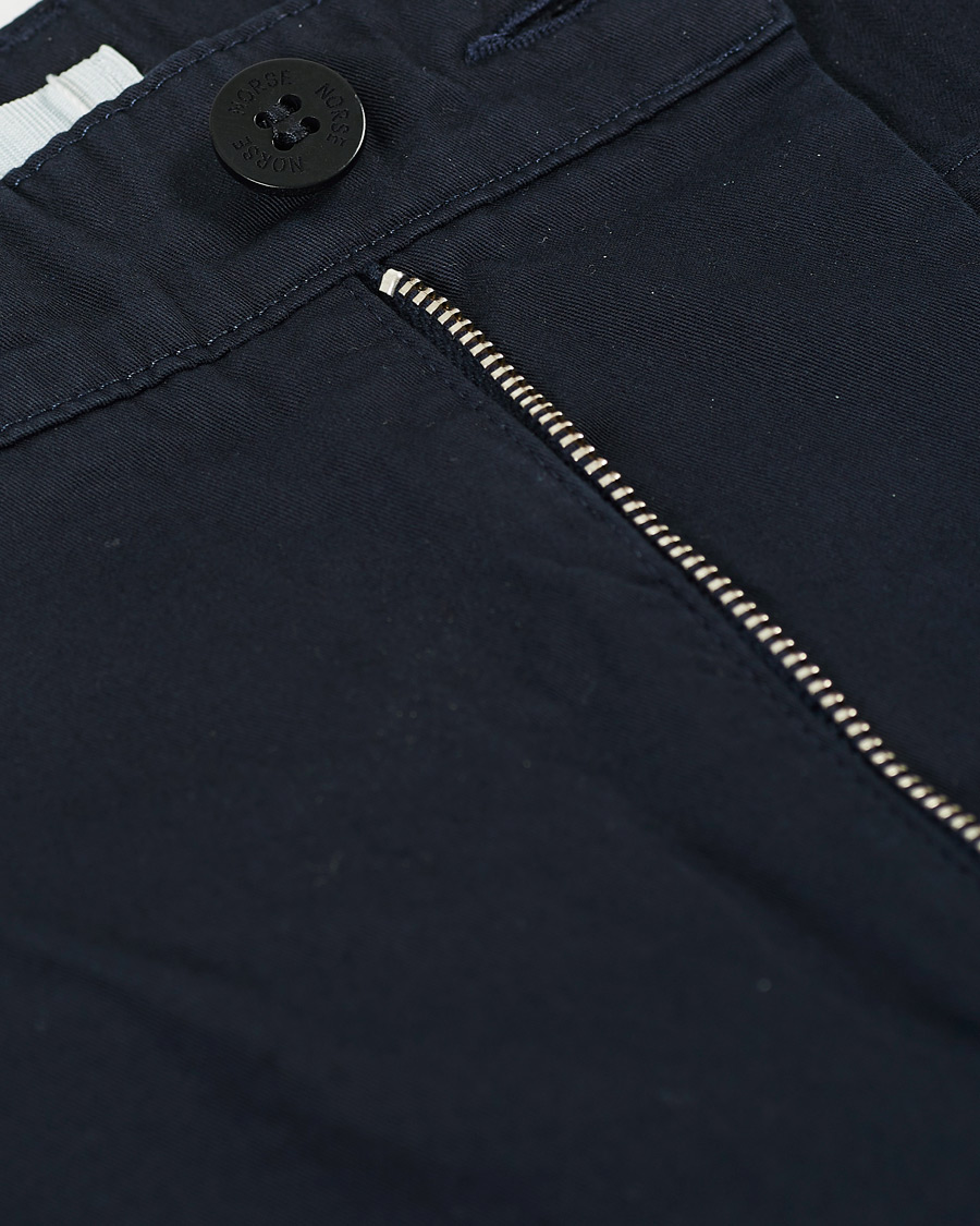 Heren | Korte broek | Norse Projects | Aros Light Twill Shorts Dark Navy