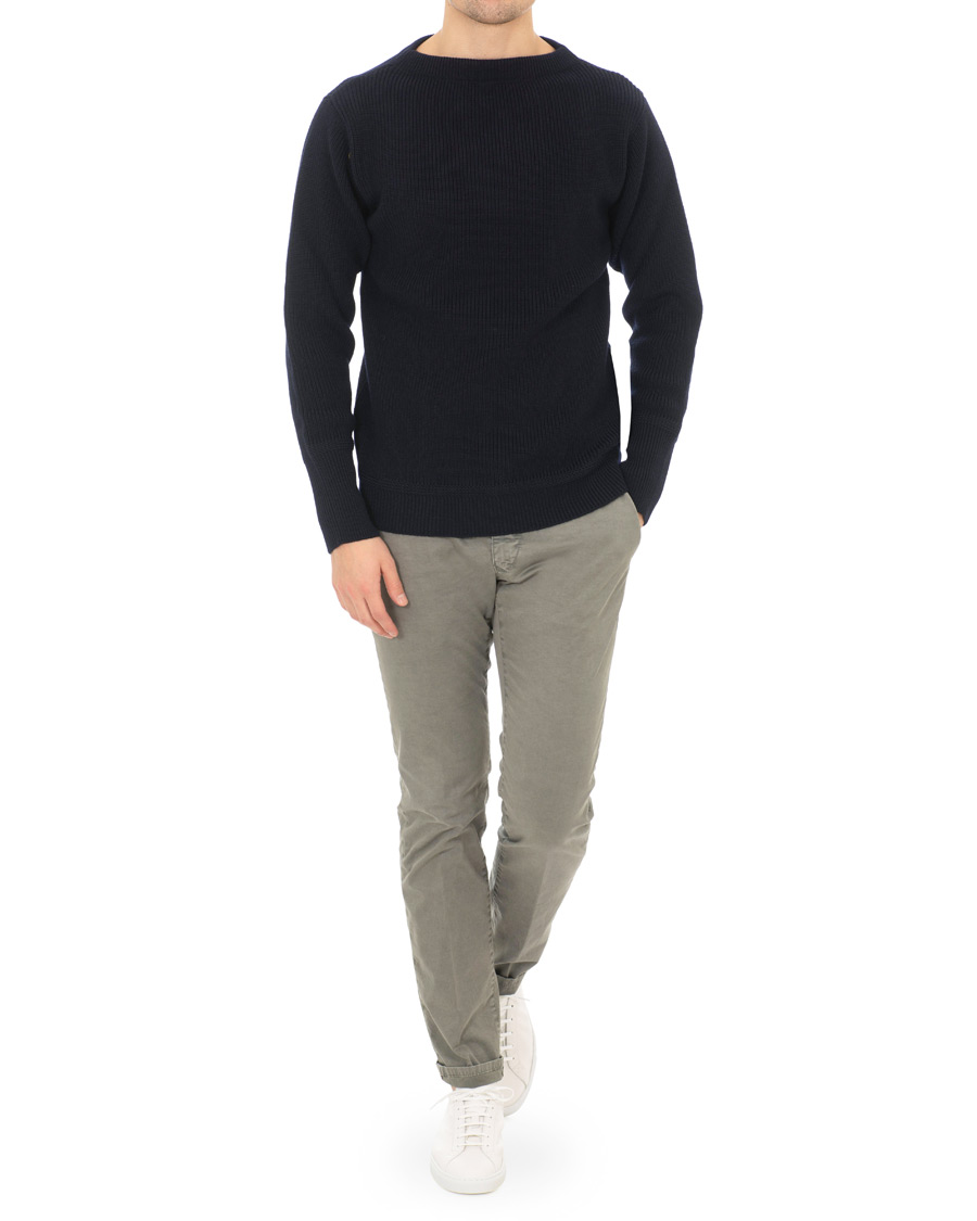 Heren | Truien | Andersen-Andersen | Sailor Crewneck Navy