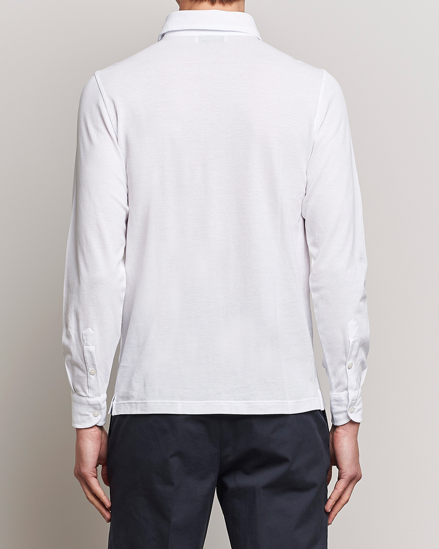 Heren | Overhemden | Gran Sasso | Popover Shirt White