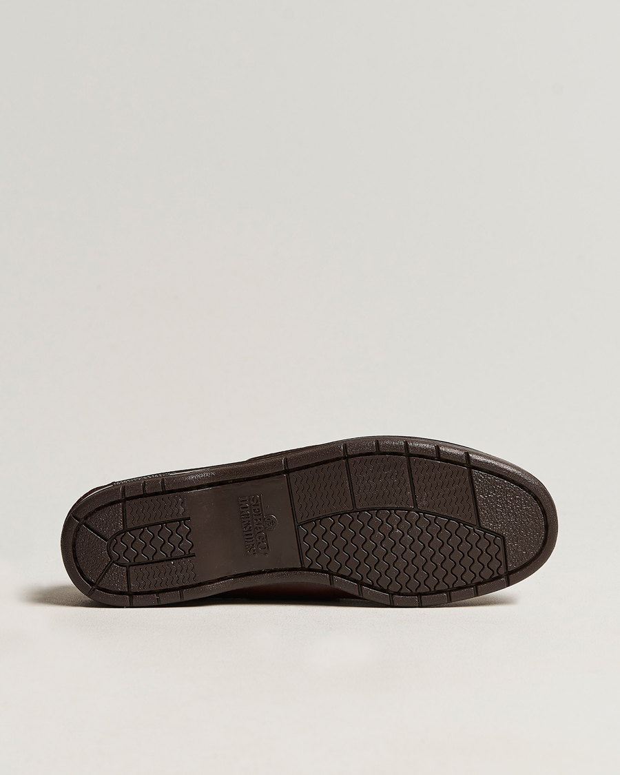Heren | Bootschoenen | Sebago | Endeavor Oiled Leather Boat Shoe Brown