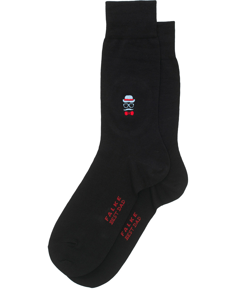 Heren | Ondergoed | Falke | Best Dad Socks Black