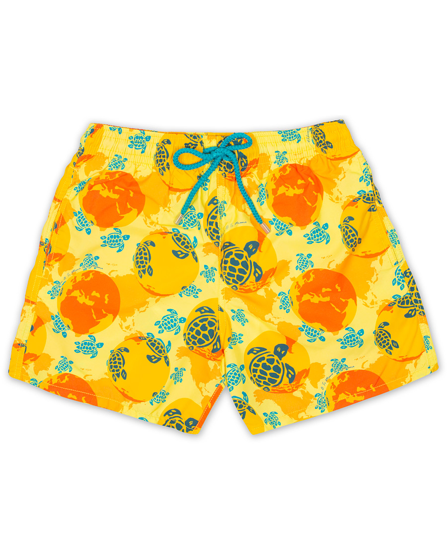 Heren | Zwembroek | Vilebrequin | Moorea Swim Shorts Mappemonde Dots